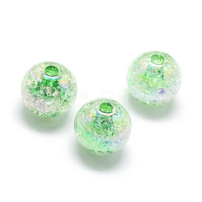 Crackle Style Acrylic Beads MACR-S825-20mm-I-1