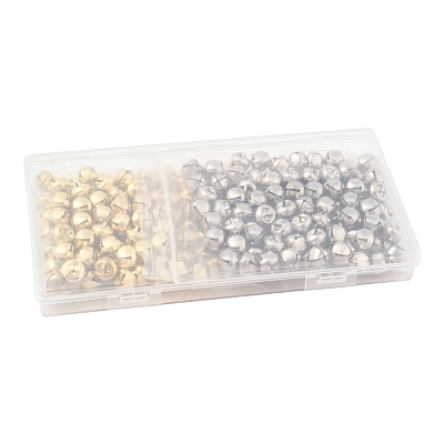 200Pcs 2 Colors Iron Bell Charms IFIN-FS0001-53-1