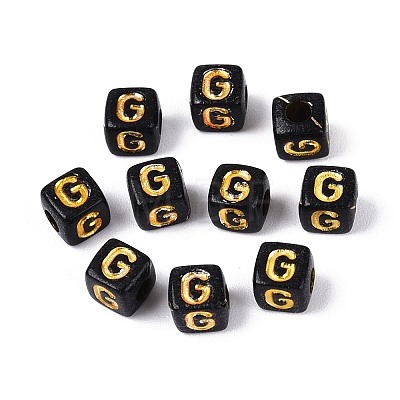 Opaque Acrylic Beads SACR-T035-20G-1
