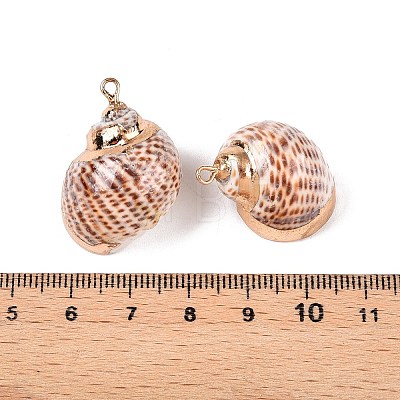 Natural Sea Shell Pendants SSHEL-N038-49-1