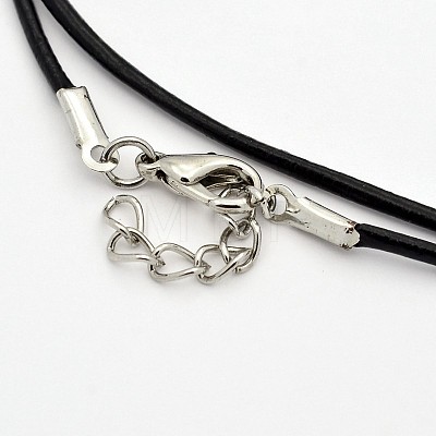 Leather Necklace Making X-MAK-N021-01B-1