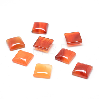 Natural Carnelian Gemstone Cabochons G-T026-10x10-01-1