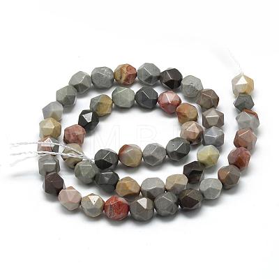 Natural Ocean Jasper Beads Strands G-R448-10mm-11-1