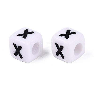 Opaque Acrylic Beads SACR-N020-04A-X-1