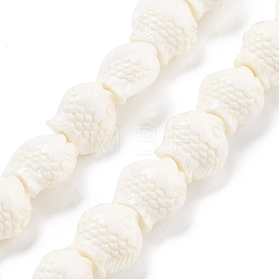 Synthetic Coral Carved Beads Strands CORA-C003-13B-03-1