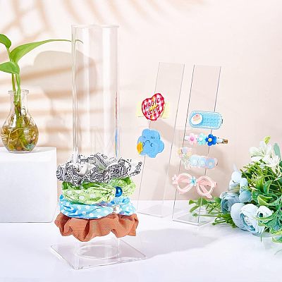  Acrylic Hair Pin Displays Stand ODIS-NB0001-09-1