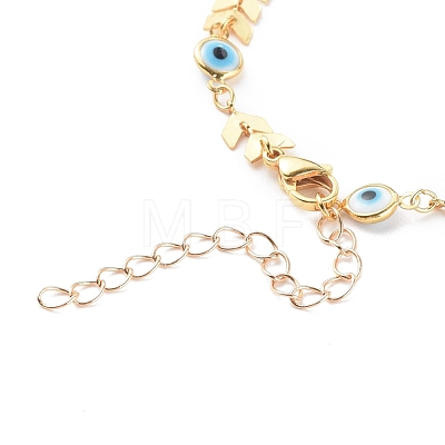 Brass Cobs Chain Bracelets BJEW-JB06184-1