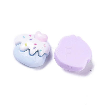 Opaque Cute Resin Decoden Cabochons RESI-B024-01G-1