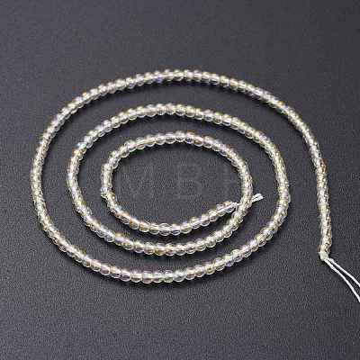 Electroplate Glass Beads Strands EGLA-K014-A-FR05-1