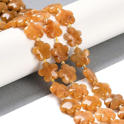 Natural Topaz Jade Beads Strands G-NH0028-01A-1