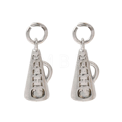 Sports Brass Charms KK-A289-04B-P-1