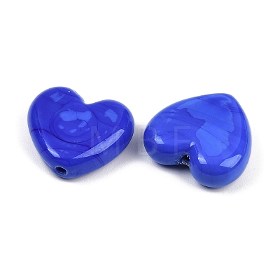 Heart Handmade Lampwork Beads LAMP-U003-01P-1