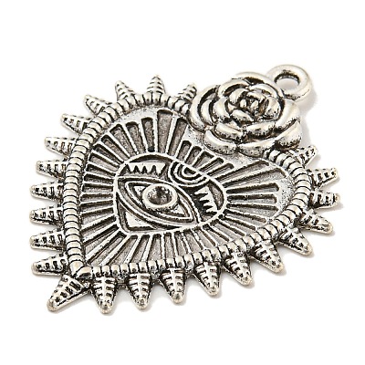 Tibetan Style Alloy Pendants Enamel Settings LS-TIBE-L013-10AS-02-1