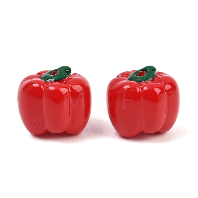 Opaque Resin Imitation Vegetable Beads RE-CBAC4C7-01B-1