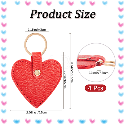 PU Leather Keychains KEYC-CL0001-57B-1