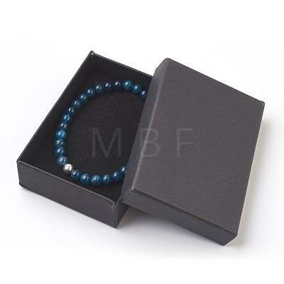 Natural Mixed Stone Beads Stretch Bracelets BJEW-JB03836-1