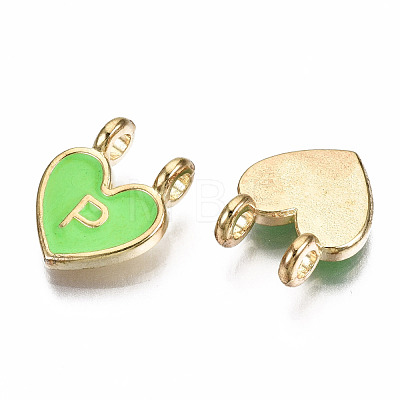 Alloy Enamel Charms ENAM-T012-02P-RS-1