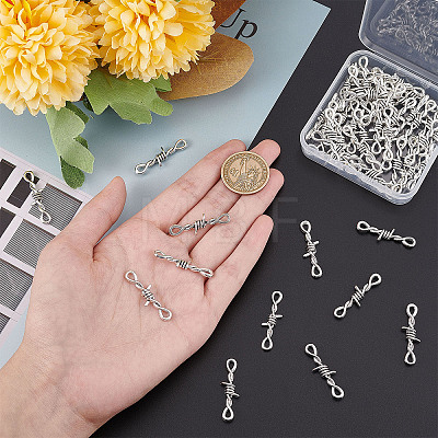 Tibetan Style Alloy Connector Charms FIND-SC0003-49-1
