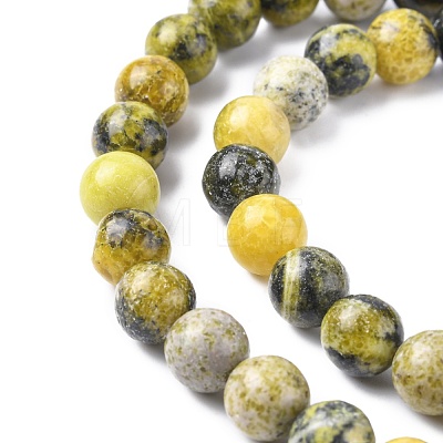 Natural Yellow Turquoise(Jasper) Beads Strands GSR007-1