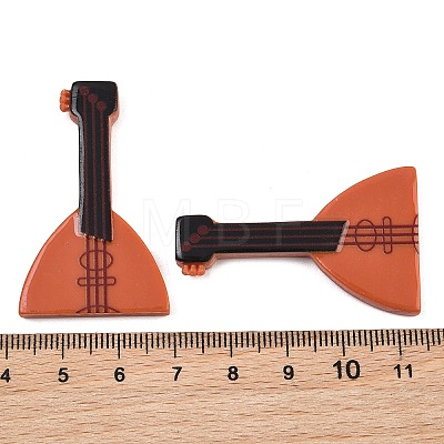 Musical Instrument Theme Resin Lute Miniature Ornaments RE-CBA17C4-20A-1
