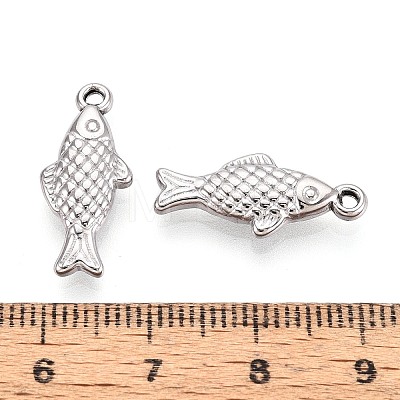 304 Stainless Steel Pendants STAS-T067-57P-1