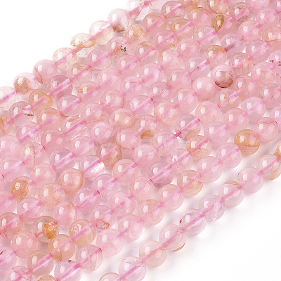 Natural Rose Quartz Beads Strands LS-G-F591-04-10mm-1