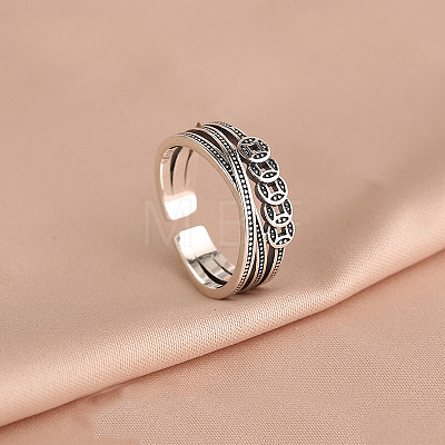 925 Sterling Silver Cuff Open Rings FS-WG6725D-01-1