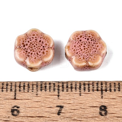Vintage Handmade Porcelain Beads PORC-N013-25-26-1