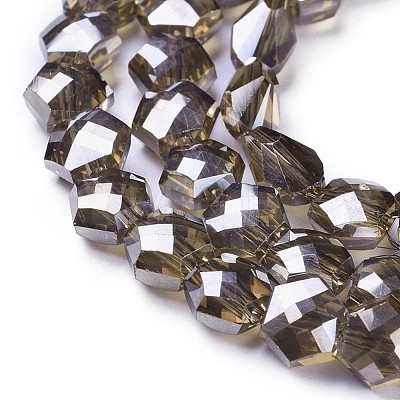 Electroplate Glass Beads Strands EGLA-F143-A-PL01-1