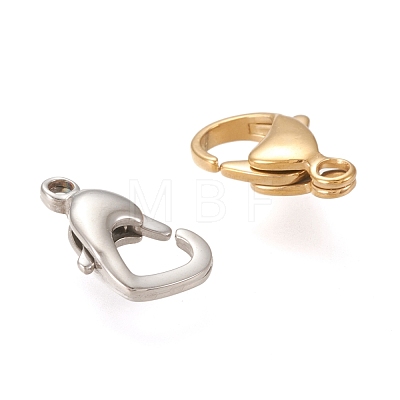 Stainless Steel Lobster Claw Clasps STAS-XCP0001-09-1