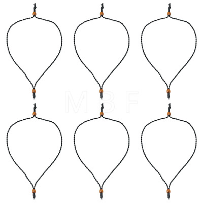 Adjustable Waxed Polyester Cord Necklace Making NJEW-TAC0030-1
