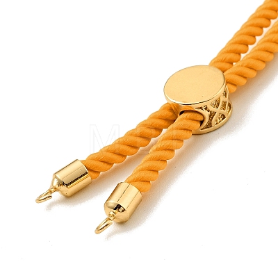 Half Finished Twisted Milan Rope Slider Bracelets FIND-G032-01G-02-1