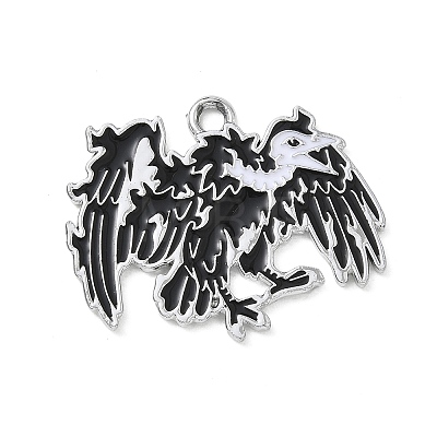 Halloween Alloy Enamel Pendants AL-CBA492B-01K-P-1