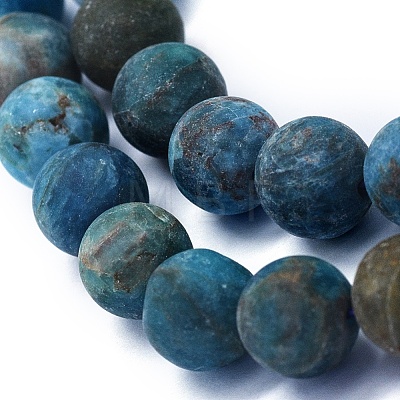 Natural Apatite Beads Strands G-E561-03-10mm-1