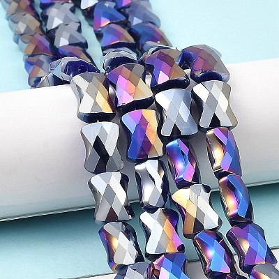 AB Color Plate Glass Beads Strands EGLA-P051-06A-B02-1