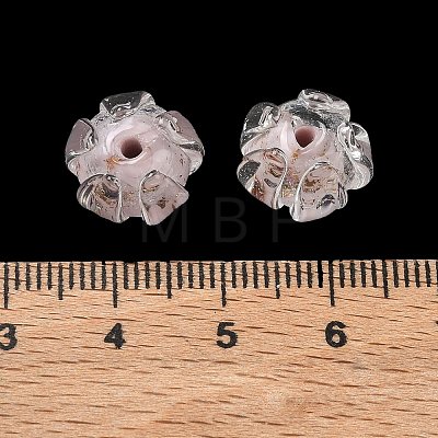 Handmade Gold Foil Lampwork Beads LA-CBABC67-01B-1