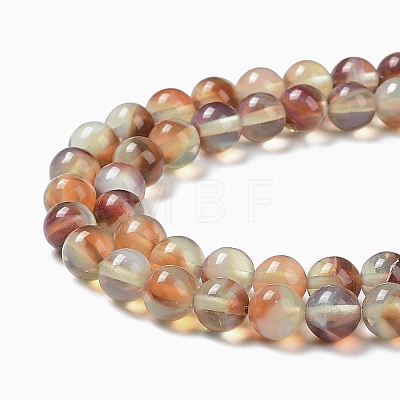 Glass Round Beads Strands X-GLAA-M044-01B-1