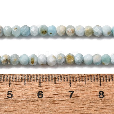 Natural Larimar Beads Strands G-F803-B01-02-1