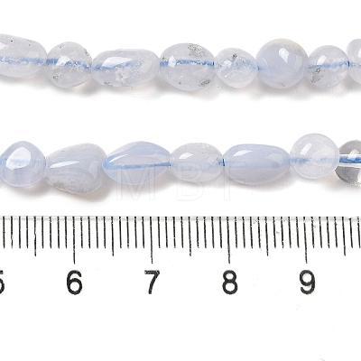 Natural Blue Lace Agate Beads Strands G-L608-A02-01A-1