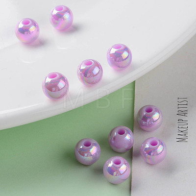 Opaque Acrylic Beads X-MACR-S370-D8mm-A03-1