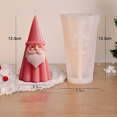 Christmas Theme Food Grade Silicone Candle Molds PW-WG6E80E-06-1