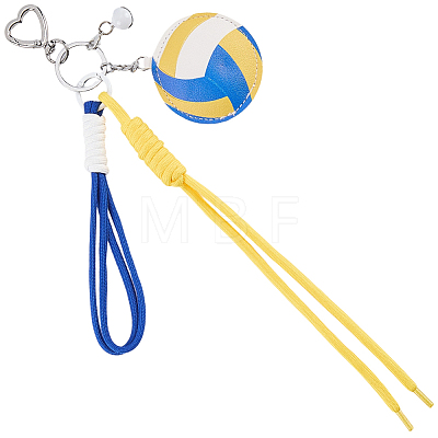 1Pc Sports ThemePU Leather Keychains KEYC-SP0001-67D-1