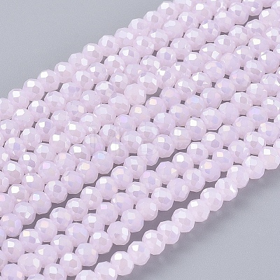 Electroplate Glass Beads Strands LS-EGLA-A034-P2mm-B12-1