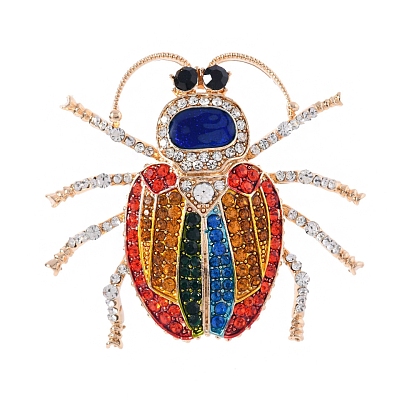 Beatles Alloy Rhinestone Brooches for Backpack Clothes PW-WGB4875-01-1