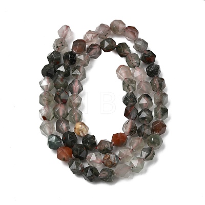 Natural African Bloodstone Beads Strands G-Z119-A28-01-1