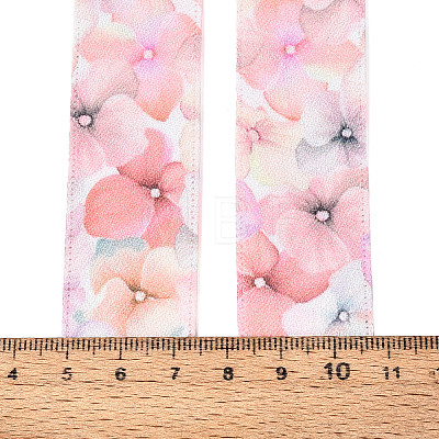Single Face Printed Polyester Satin Ribbon SRIB-T009-02A-02-1