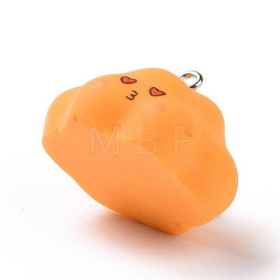 Opaque Resin Pendants RESI-D063-03D-1