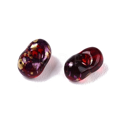 Picasso Spray Painted Glass Seed Beads SEED-T006-04-28-1