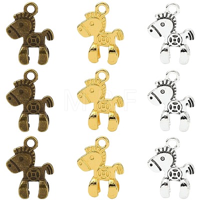 30Pcs 3 Colors Animal Charms Alloy Pendants FIND-FS0005-35-1