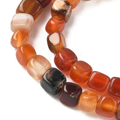 Natural Dragon Veins Agate(Dyed & Heated) Beads Strands G-G177-E12-03-1